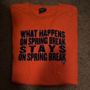 American Eagle Outfitters Bold Orange Tee